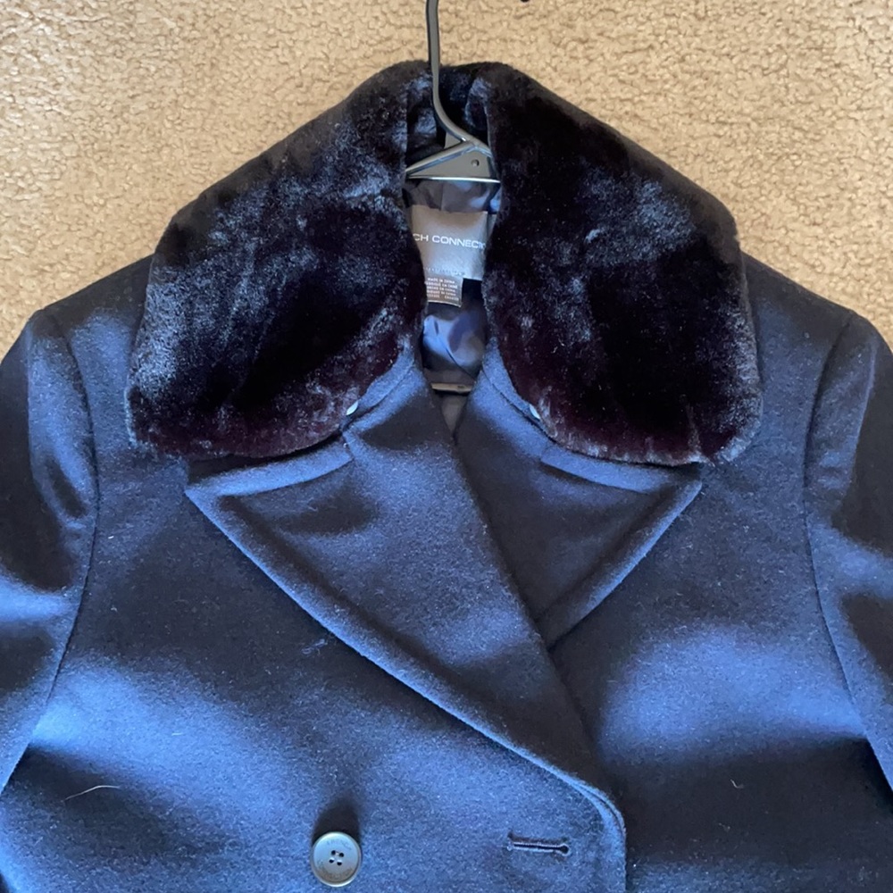 French Connection Wool Blend Peacoat